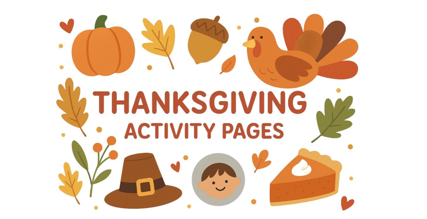 Thanksgiving Activity Pages