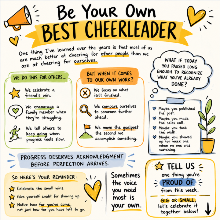 Be Your Own Best Cheerleader