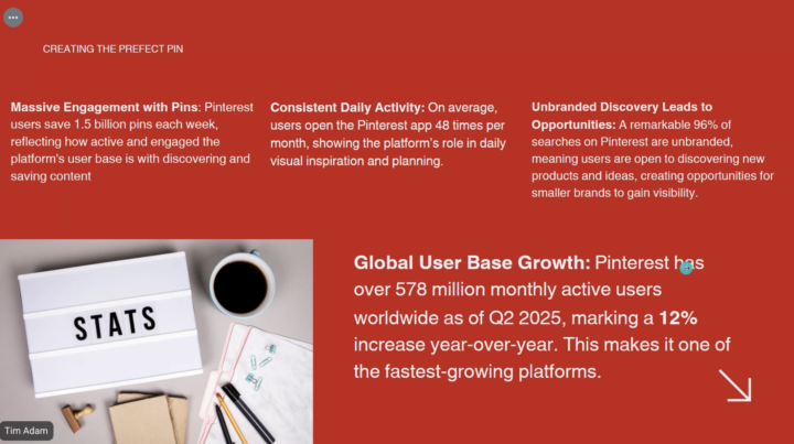 On Pinterest or YouTube?