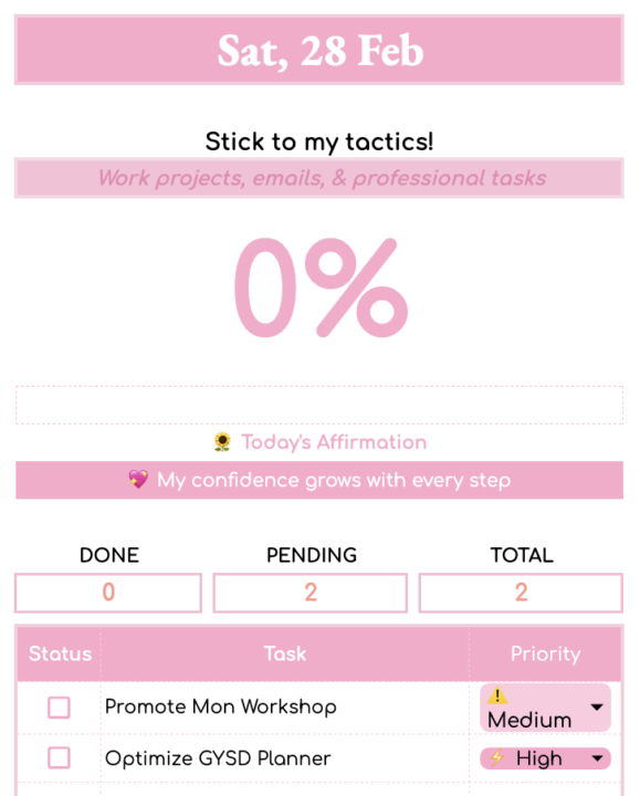 Do you have Saturday actions for your business today?