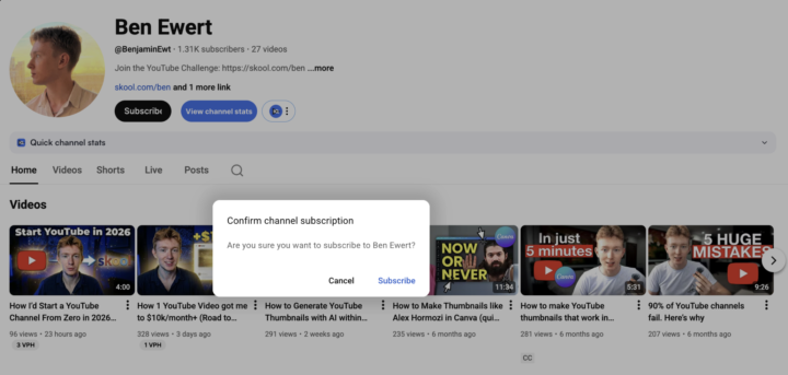 Another YouTube Hack