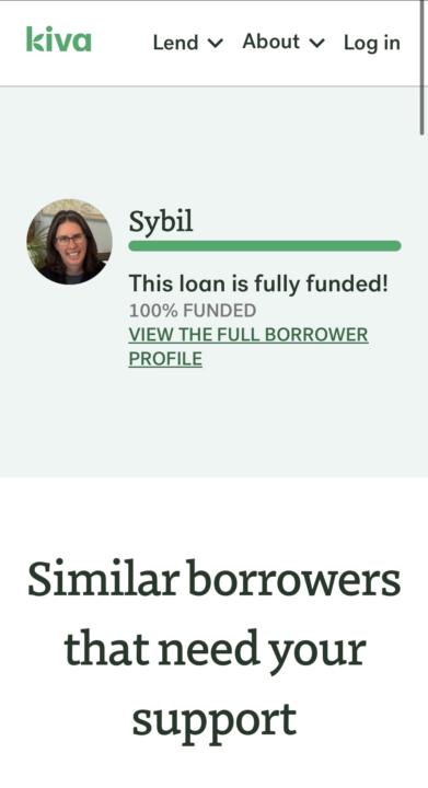 Update: My crowd-lending is fully funded! 🎁
