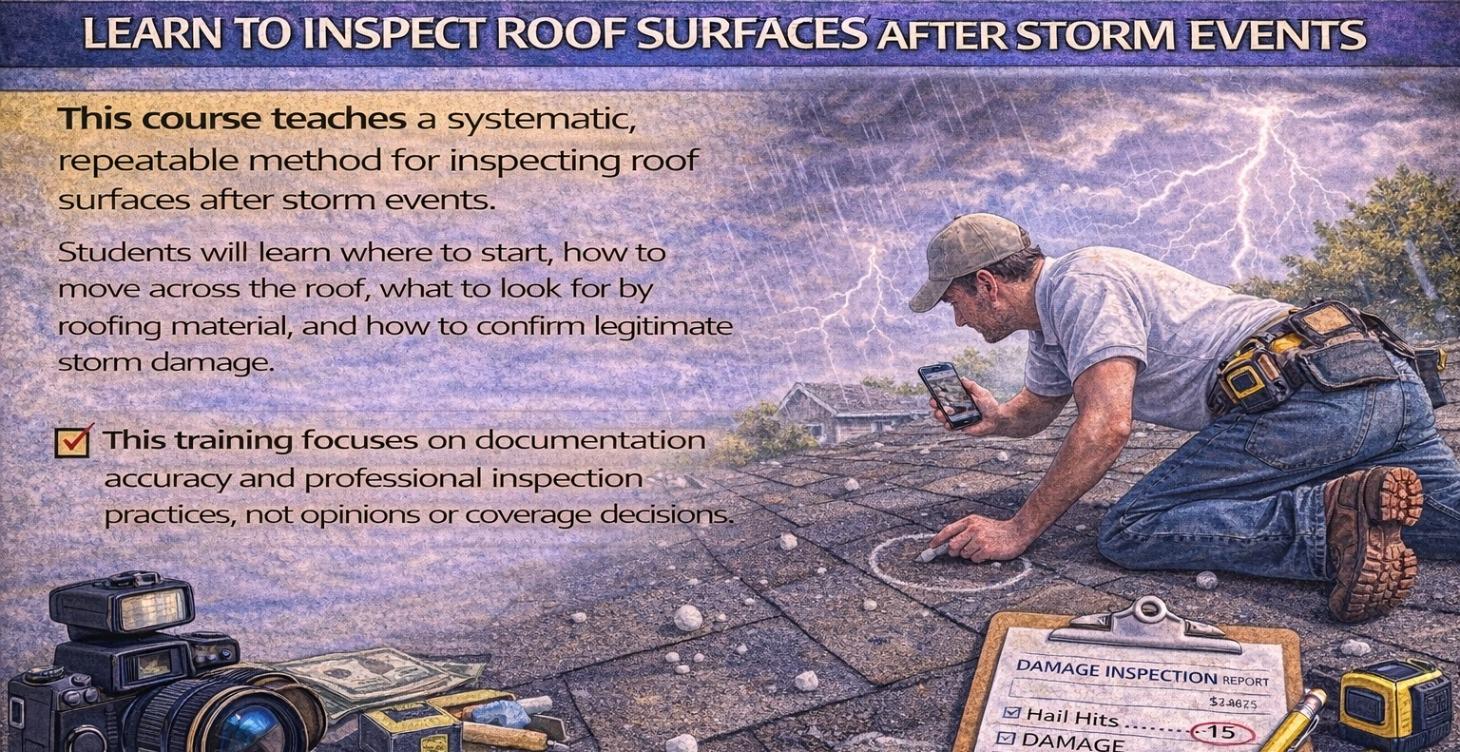 Roof Surface Inspection: Step-by-Step Training