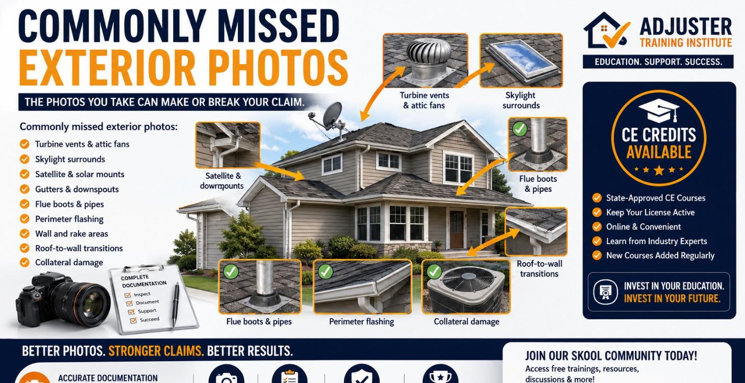 Commonly Missed Exterior Photo Sets