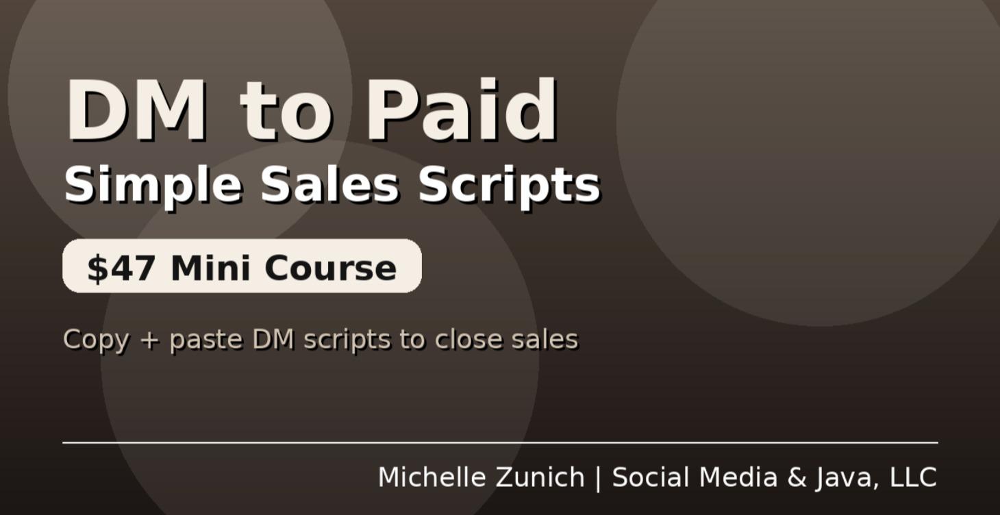 DM to Paid (Simple Sales Scripts)