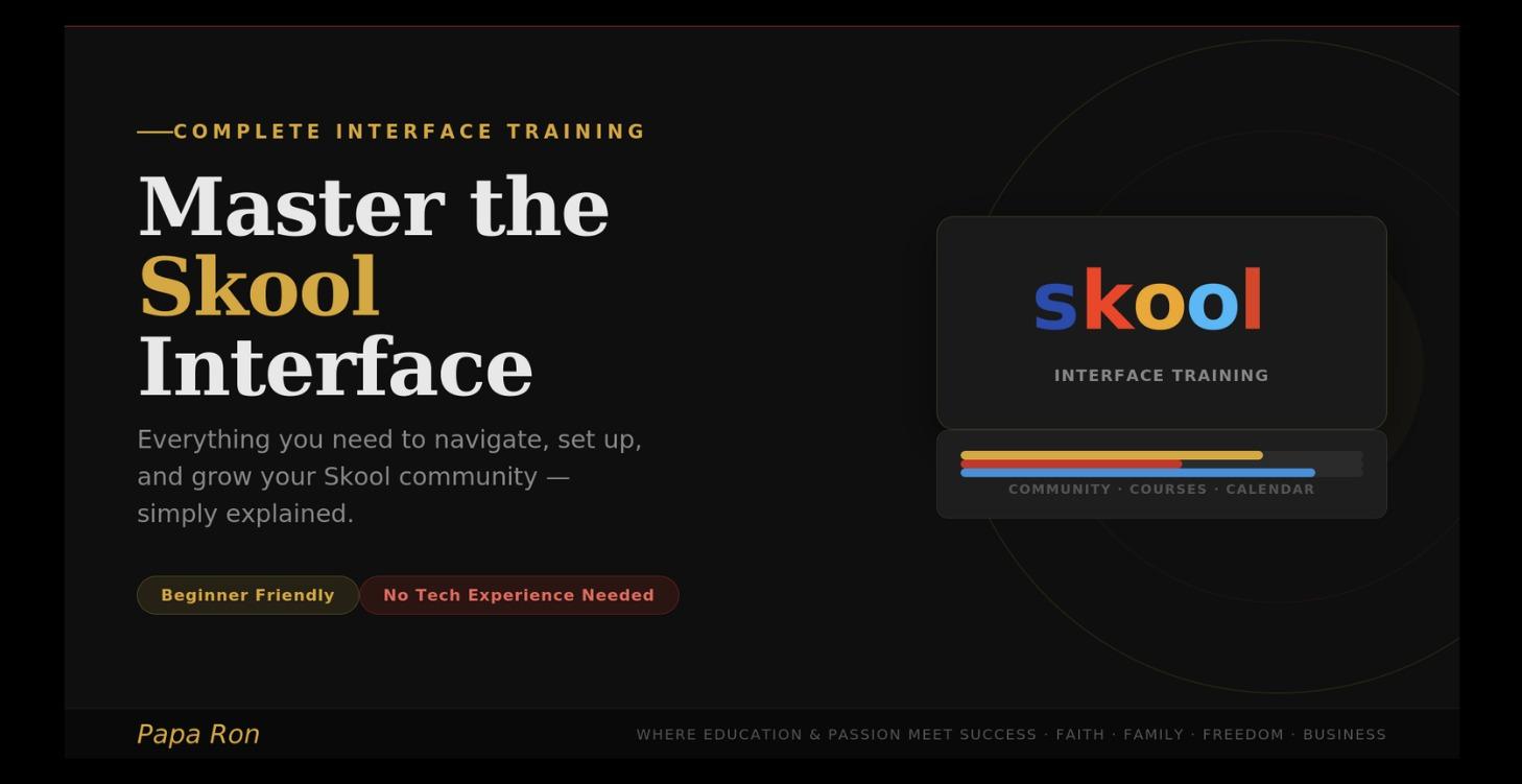 Skool Platform Training