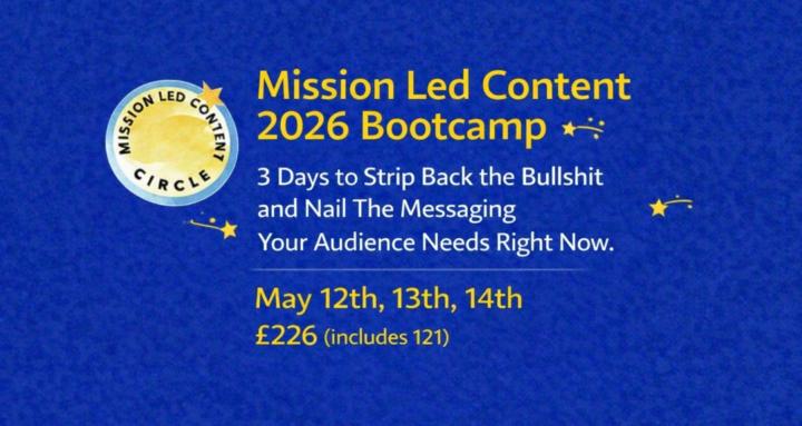 Mission Led Messaging Bootcamp