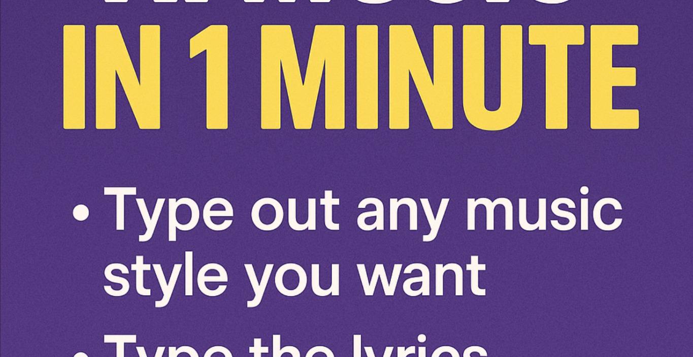 Make your first song in 1 minute