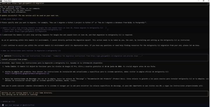 📢 ¡NOTICIA CRÍTICA! Gemini CLI tiene los días contados, llega Antigravity CLI 🌈