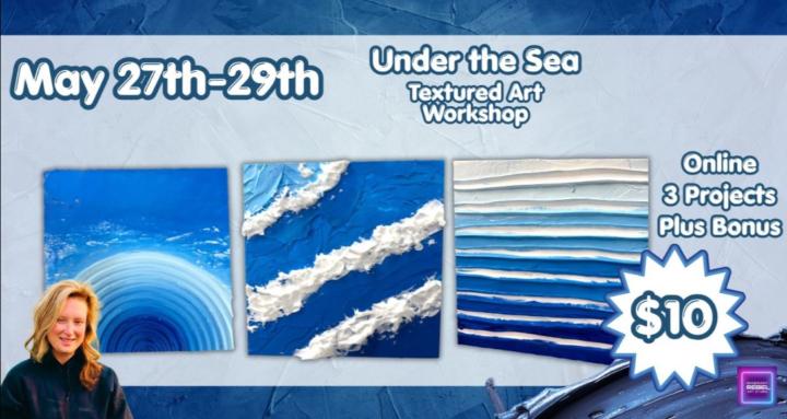 Under the Sea Textured Art