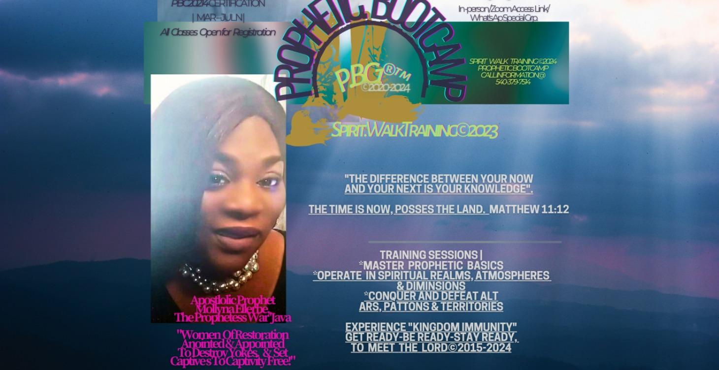 PROPHETIC BOOTCAMP™ (PBC)
