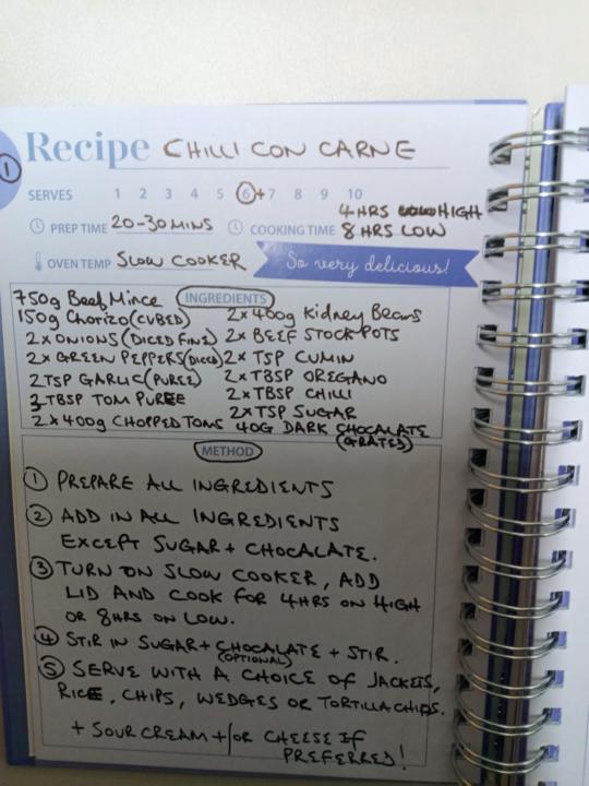 Easy Chilli - made by Charlie (teenager) 😋🍲✅ 