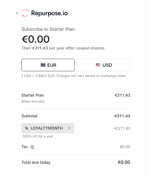 Get Repurpose.io 1 year for FREE 😱 here is the code👇🏽