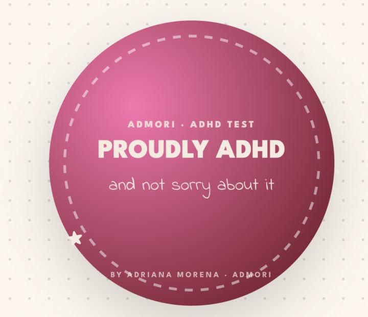 I took the ADHD test and these are my results…