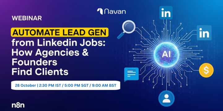 Webinar Alert! Generate Leads from LinkedIn Jobs: n8n Automation