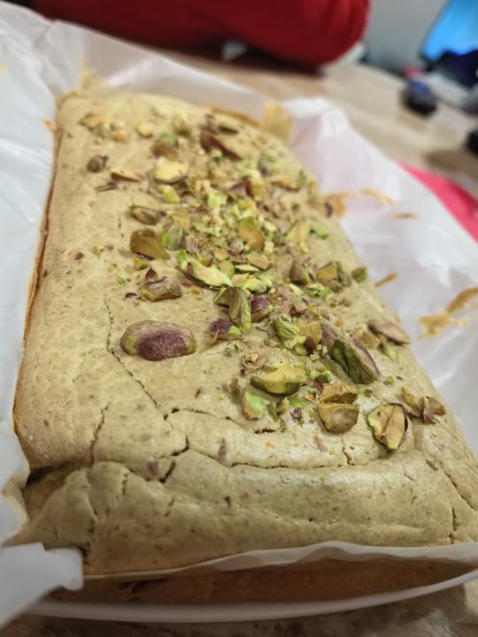 Panque de avena + pistache 👌🏻