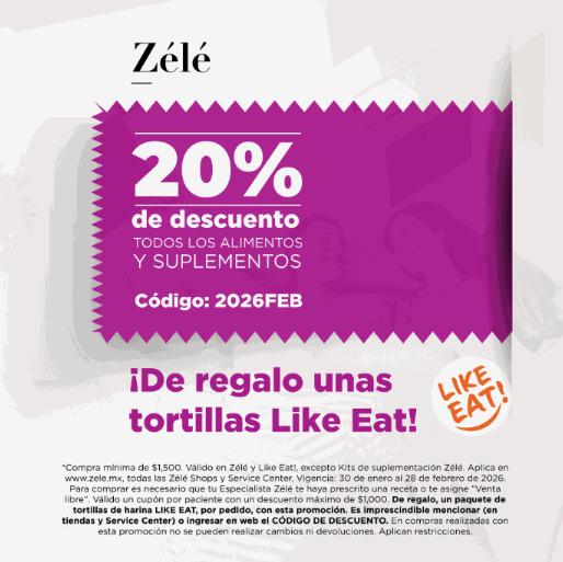 Cupón de descuento en Zelé