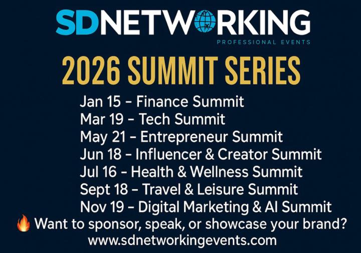 We are looking for Speakers and Sponsors for all 2026 Summit Events