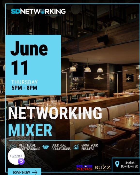 Join is June 11th for Networking, Food and Drinks