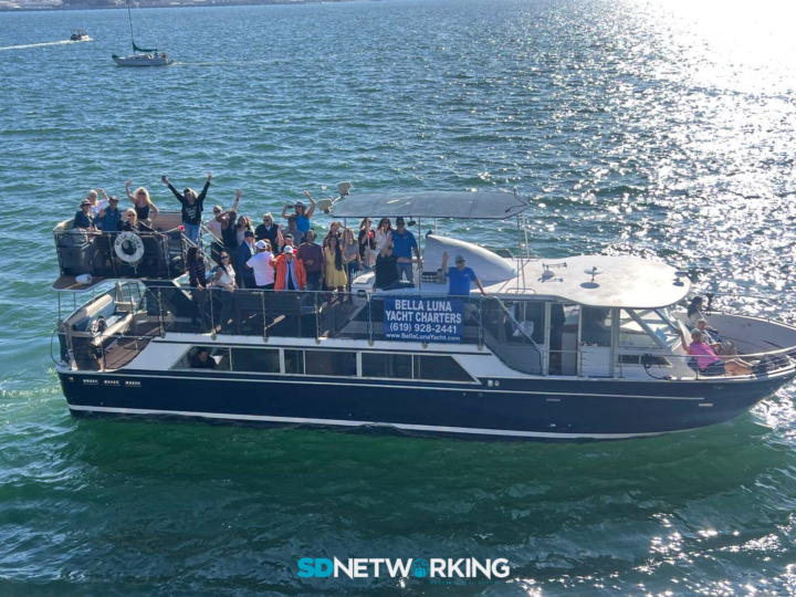 Who did you meet aboard the Business Networking Bay Cruise? 🚢🌅