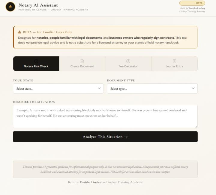 Notary AI Assistant!  Use this! 