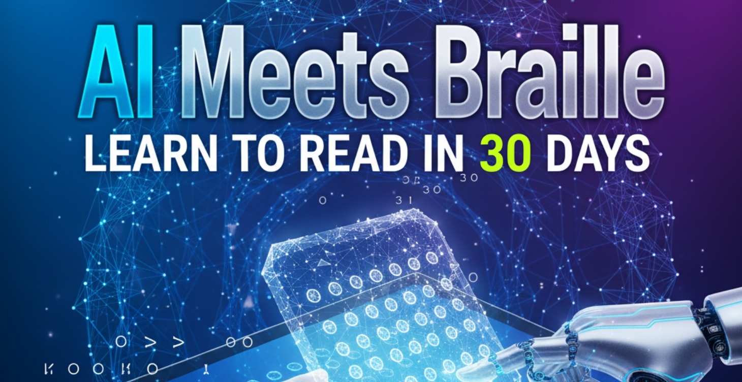 AI Meets Braille: Learn to Read in 30 Days