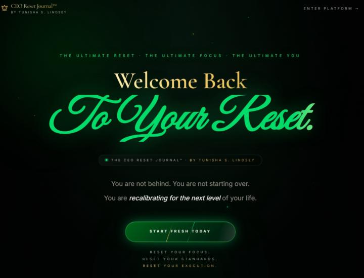 CEO RESET JOURNAL.