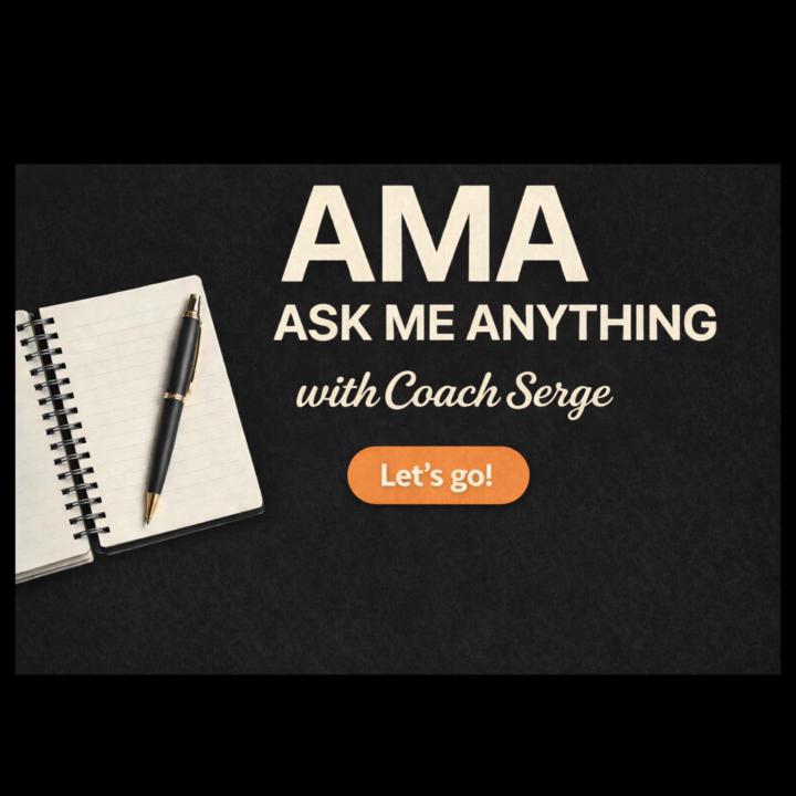 🙋🏻‍♂️ AMA with Coach Serge ✨ June 26th ⏯️ 