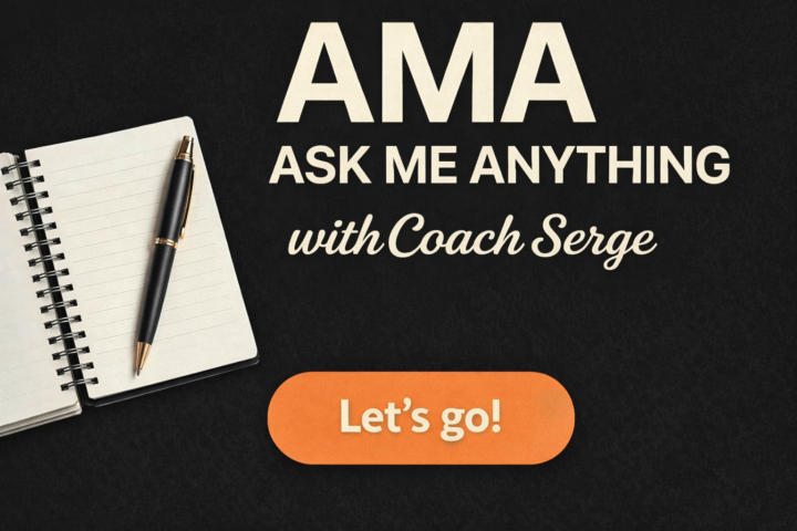 🙋🏻‍♂️ AMA with Coach Serge ✨ March 20 ⏯️
