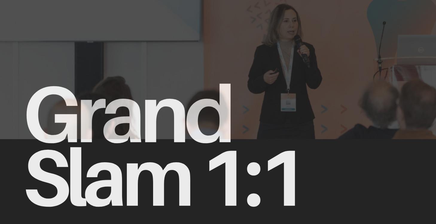 Mentoría: Grand Slam 1:1