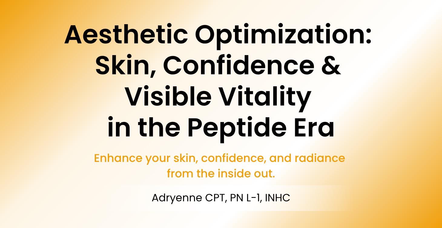 Skin, Confidence & Visible Vitality in Peptide Era
