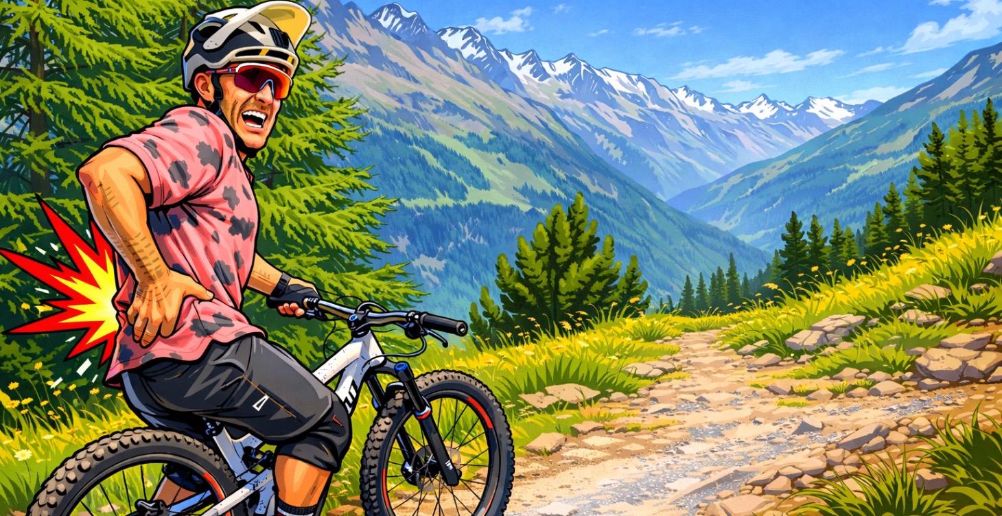 Mtb and back pain - Why and how you can fix it.