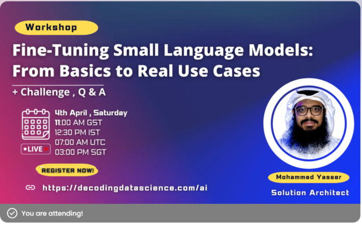 Exploring SLMs & Real-World AI at DDS Meetup #147