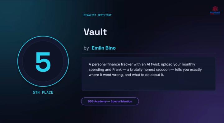 🏆 Top 5 - Decoding Data Science AI Application Building Challenge 