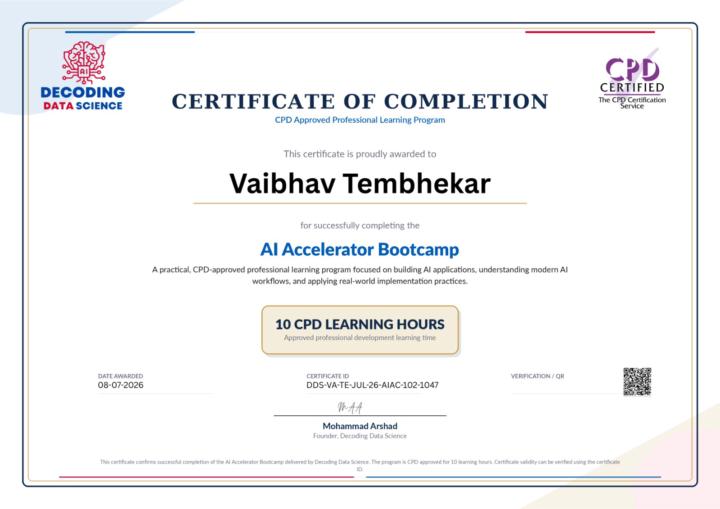 ✨ Milestone unlocked! 🔓                                                                                                   🚀 From AI Curious to AI Builder! 🚀