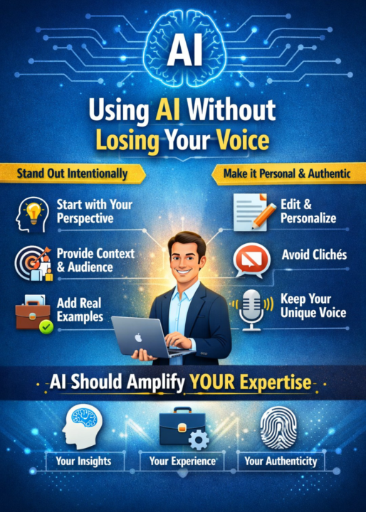 How professionals can use AI without sounding generic