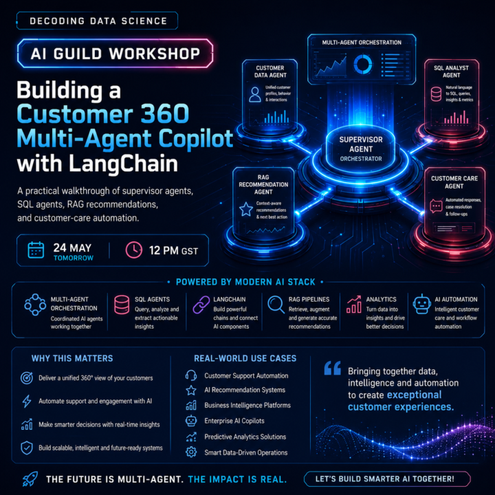 🚀 Building a Customer 360 Multi-Agent Copilot with LangChain