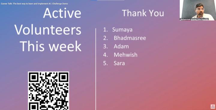 A big thank you to our active DDS volunteers for your support this week.