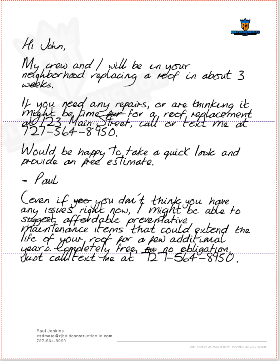 Roofing Letter? 