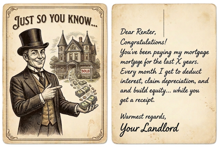 Postcard image template for realtors or mortgage originators... 
