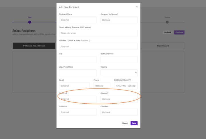 Sending to single Absentee
