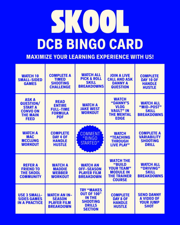 DCB Bingo Challenge