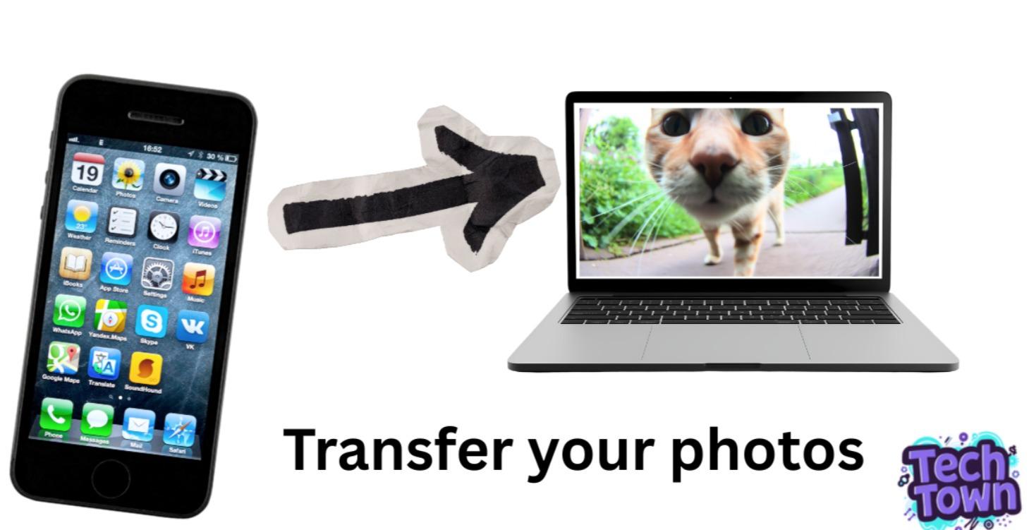 Transfer photos from your phone to your computer!