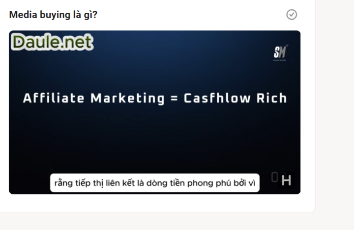 Lỗi khóa học 