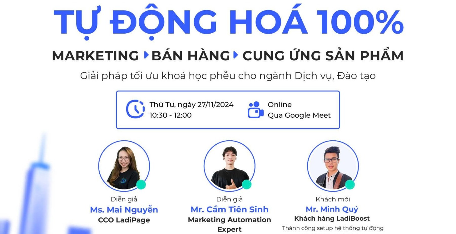 Tự Động Hóa 100% Cùng Ladiboots