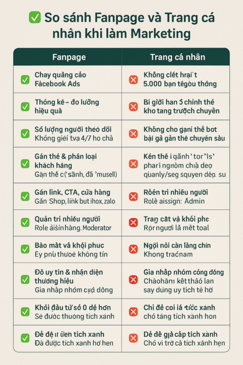 Mới Làm Affiliate? Fanpage Hay Trang Cá Nhân – Đâu Là Chọn Lựa Thông Minh?