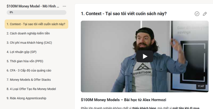 Mô hình kinh doanh 100 triệu đô  - $100M Money Model Vietsub