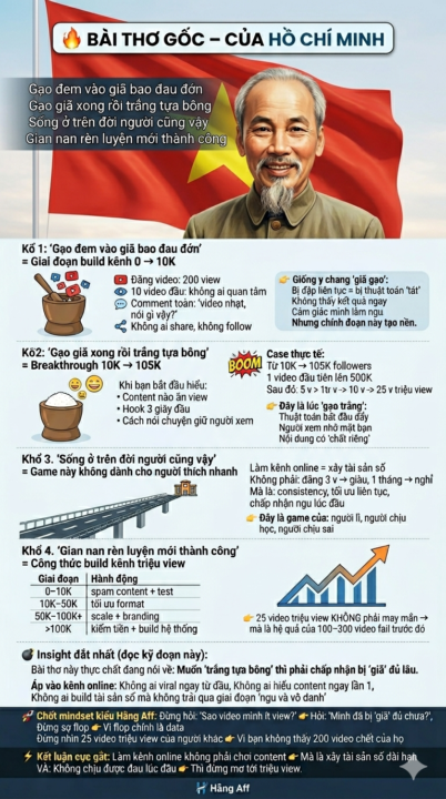 Bài thơ gốc – của Hồ Chí Minh: