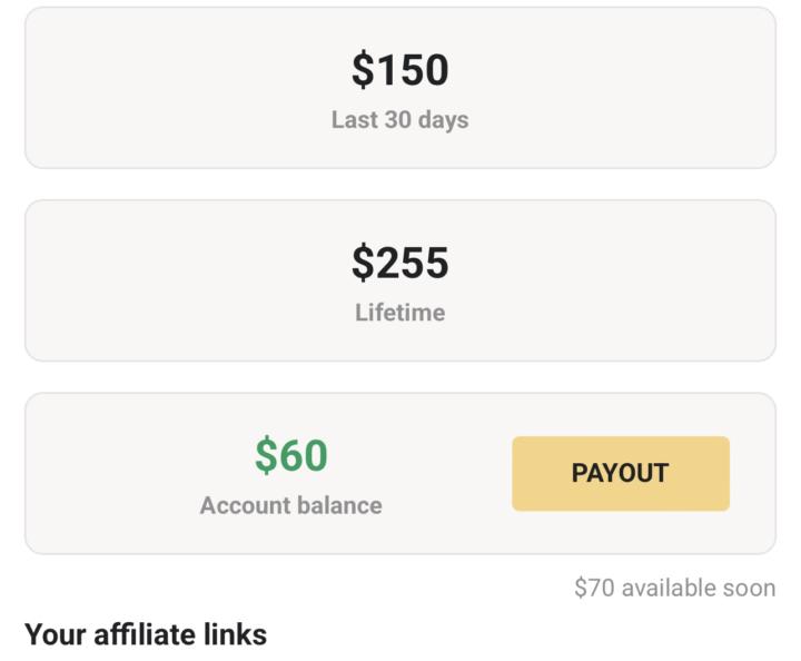 Đừng xấu hổ vì chỉ kiếm được ít tiền từ affiliate