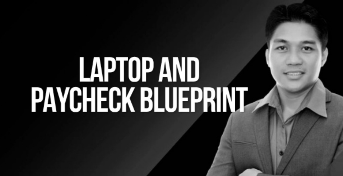 Laptop and Paycheck Blueprint